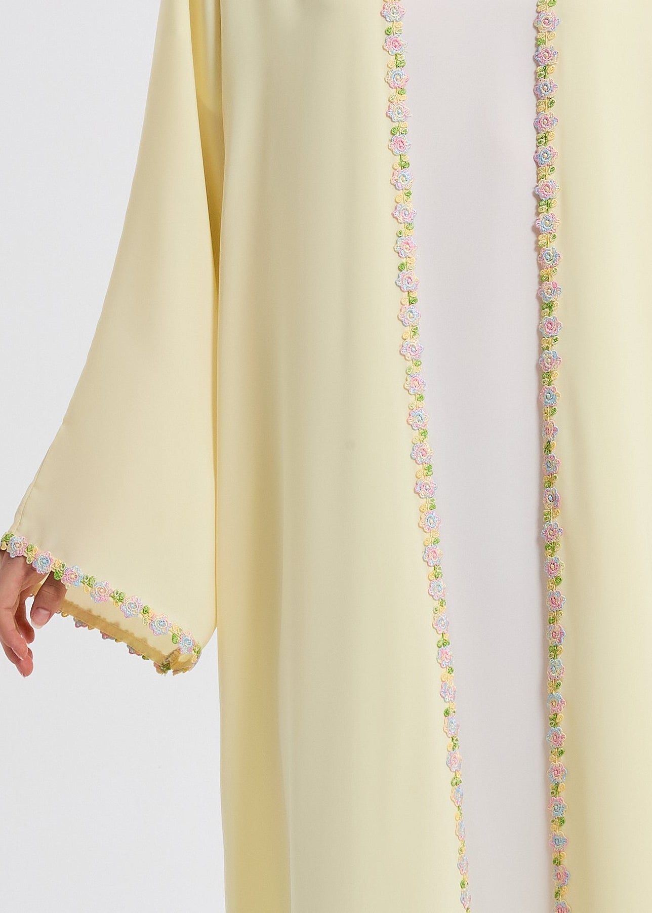Soraya Abaya Set - Butter Yellow