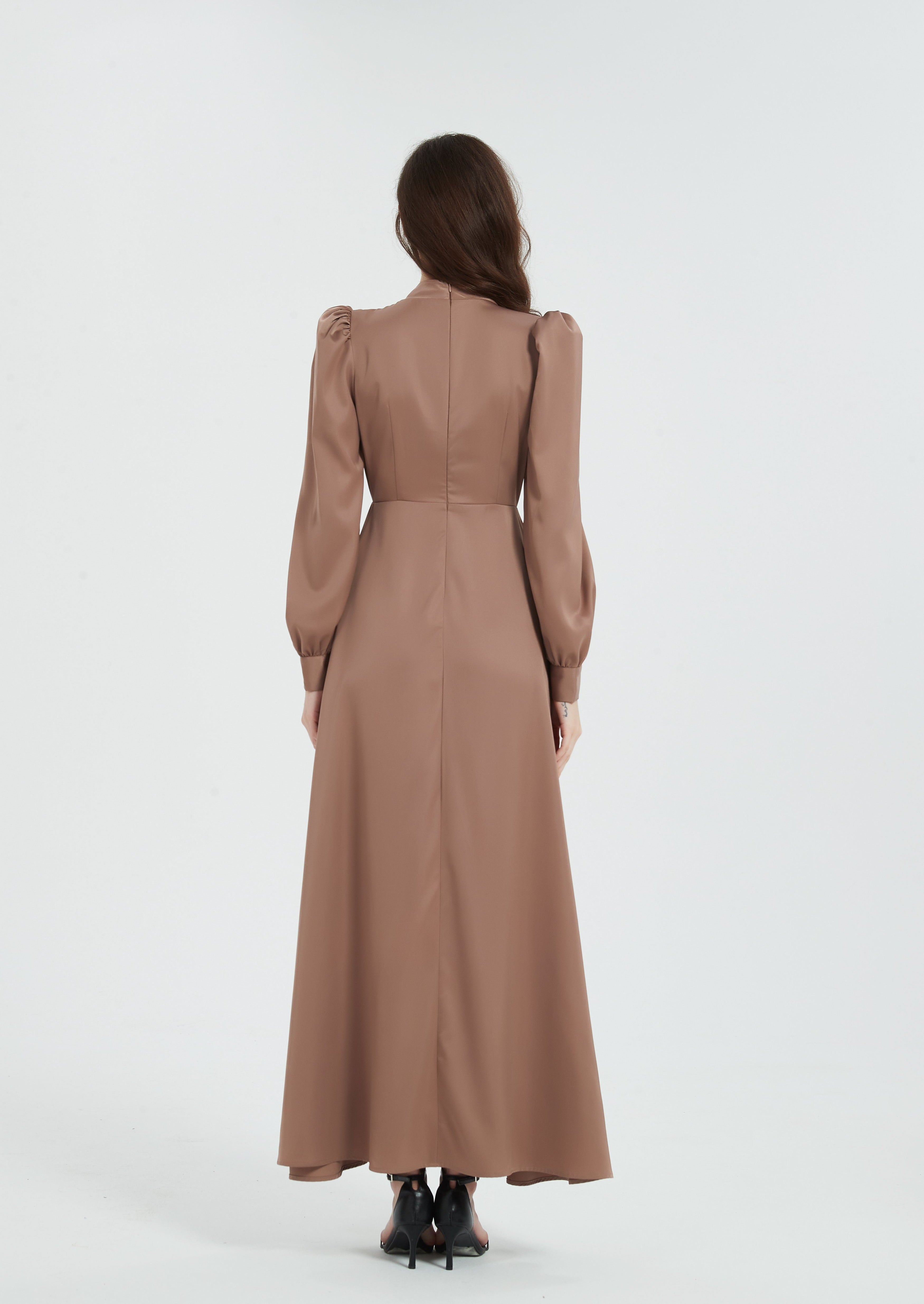 Leya Maxi dress - Taupe