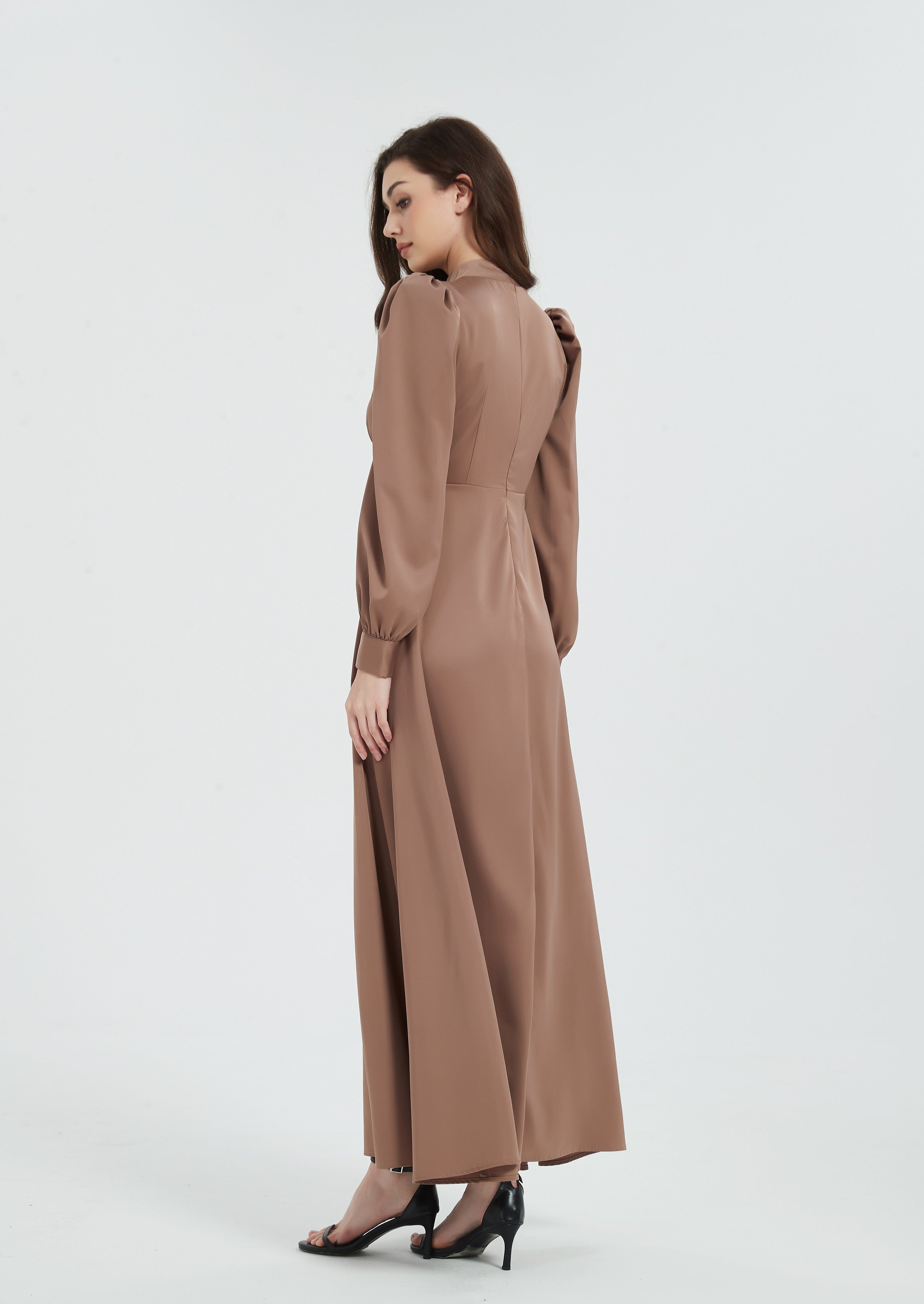 Leya Maxi dress - Taupe