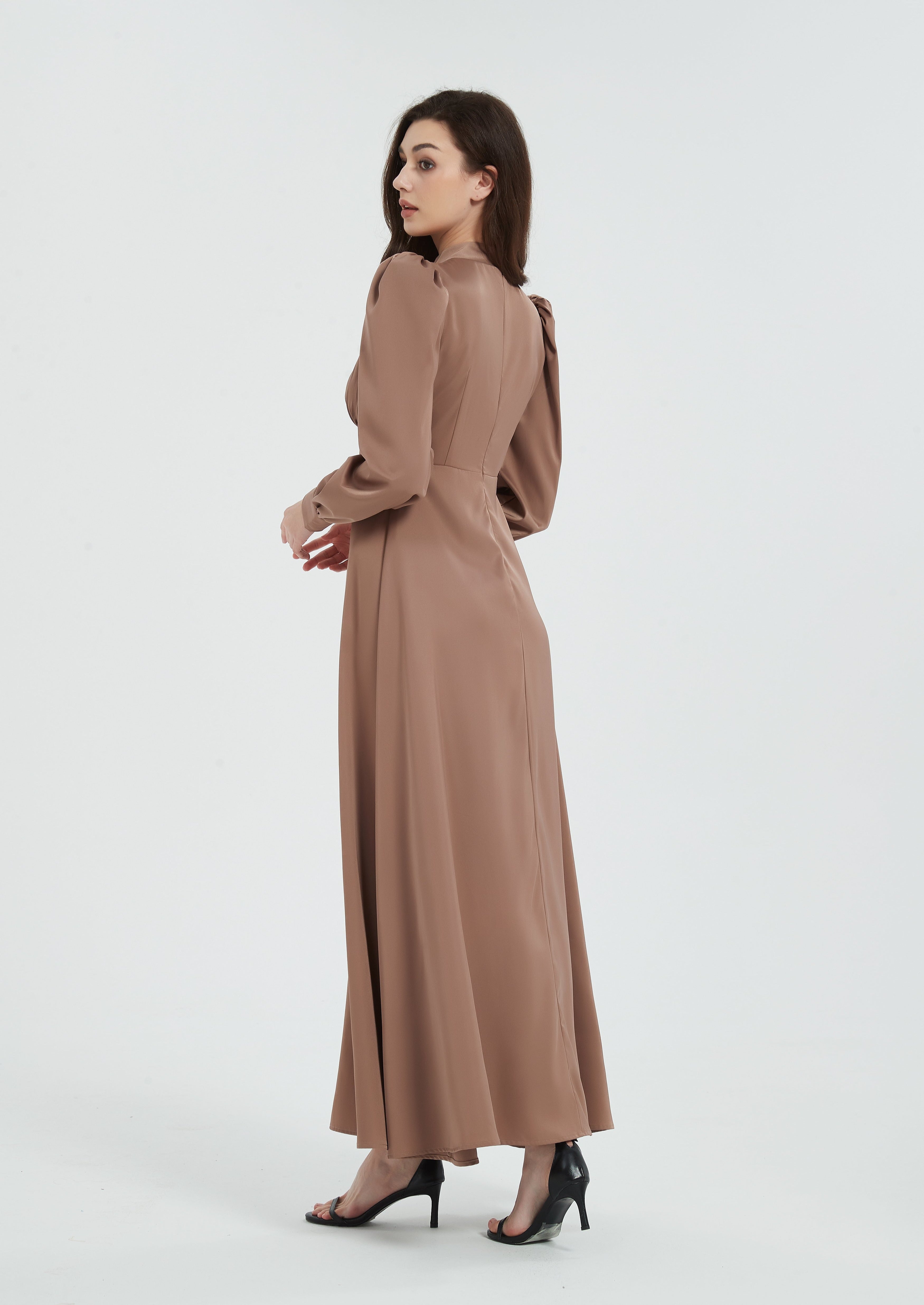 Leya Maxi dress - Taupe