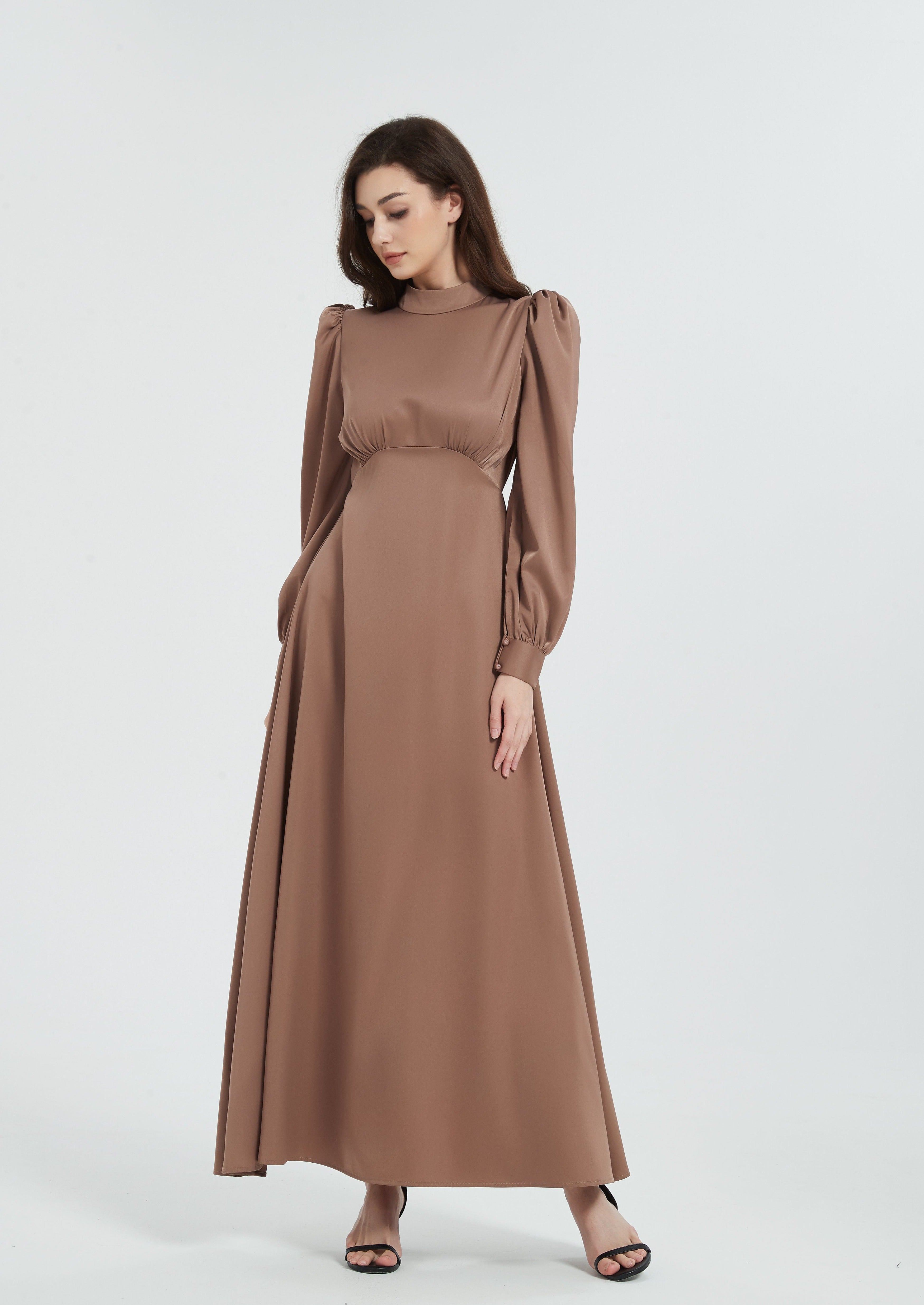 Leya Maxi dress - Taupe