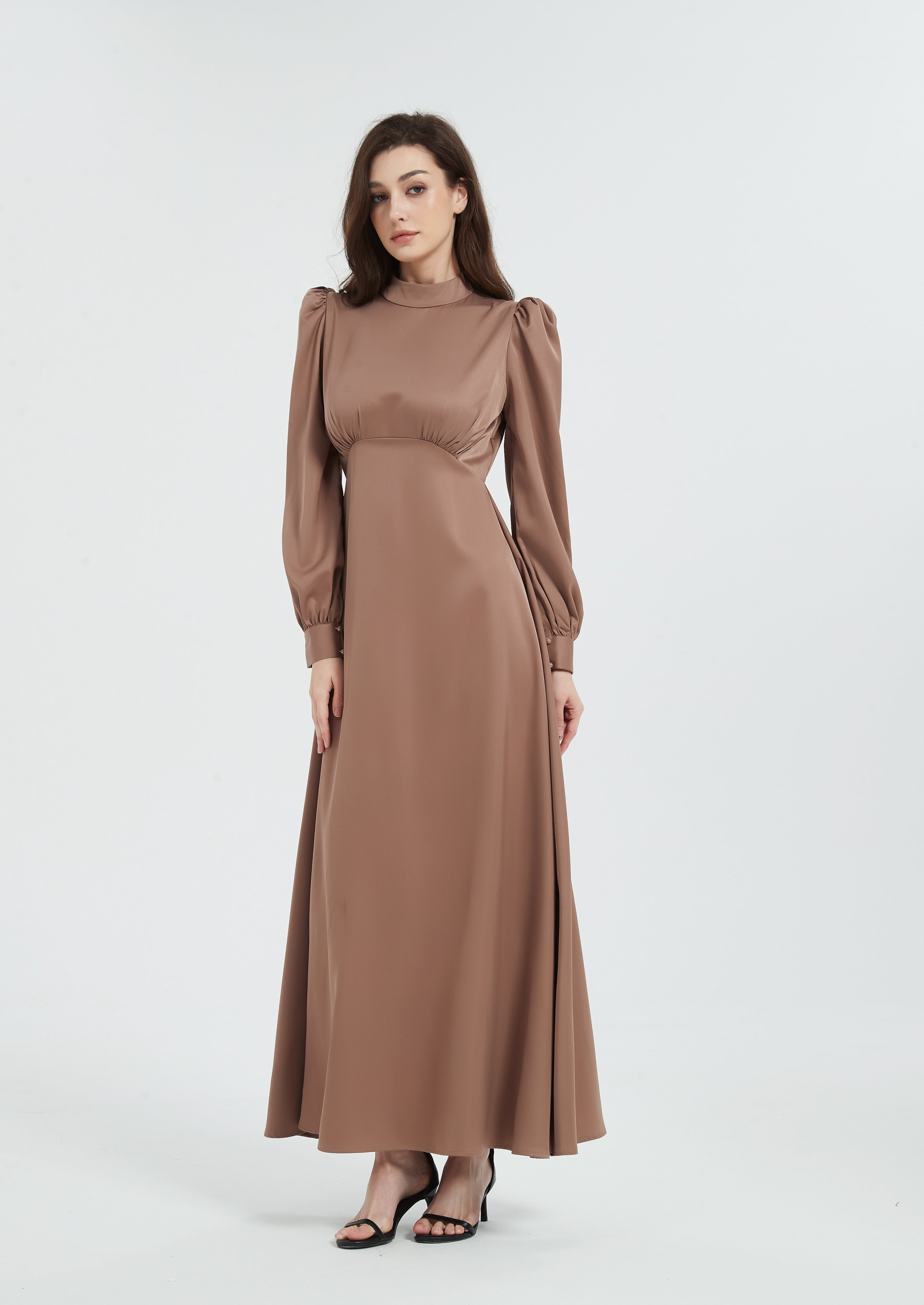 Leya Maxi dress - Taupe