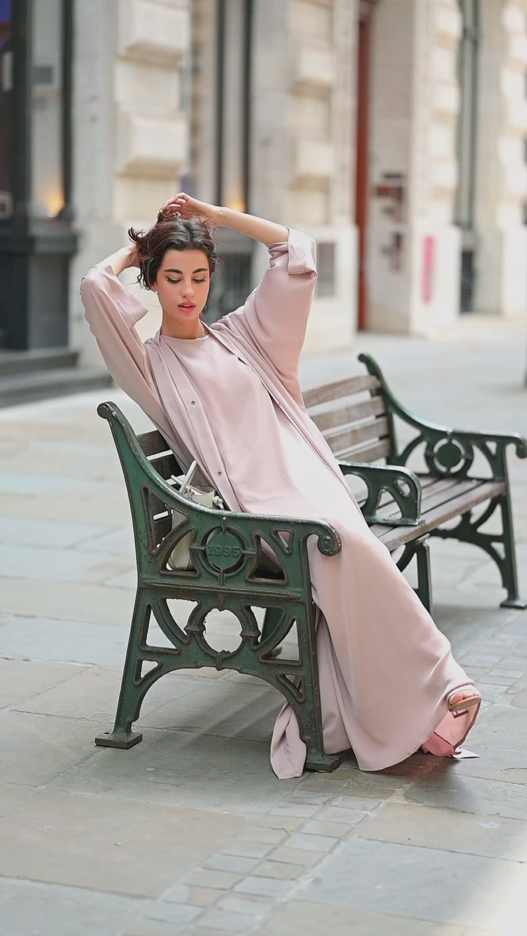 Serena Abaya Set - Light Nude – AMARIAH & Co.